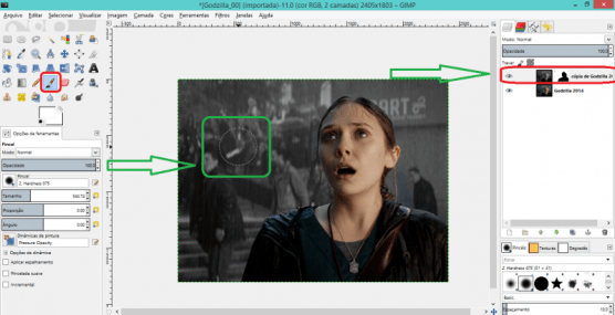 Desaturação manual. (Imagem: Mundo Pauta)