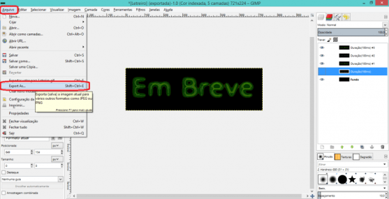 Criando o GIF (Imagem: Mundo Pauta)