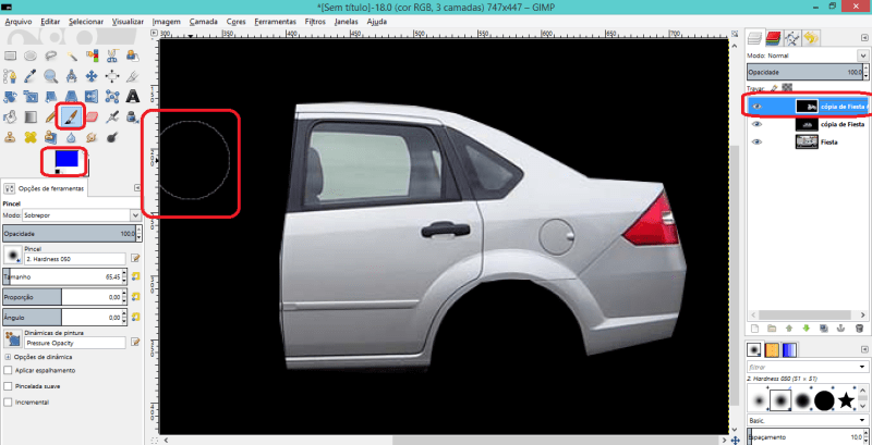 Tutorial unindo camadas usando Gimp (Foto: Reprodução/Mundo Pauta)