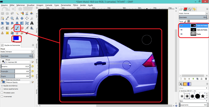 Tutorial unindo camadas usando Gimp (Foto: Reprodução/Mundo Pauta)