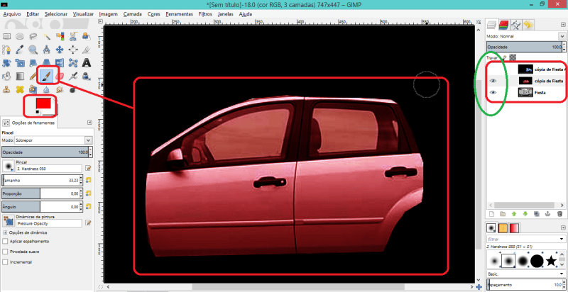 Tutorial unindo camadas usando Gimp (Foto: Reprodução/Mundo Pauta)
