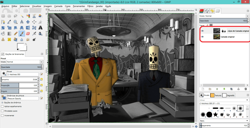 Efeito Cut-Out com uso de máscara (Imagem: Mundo Pauta)