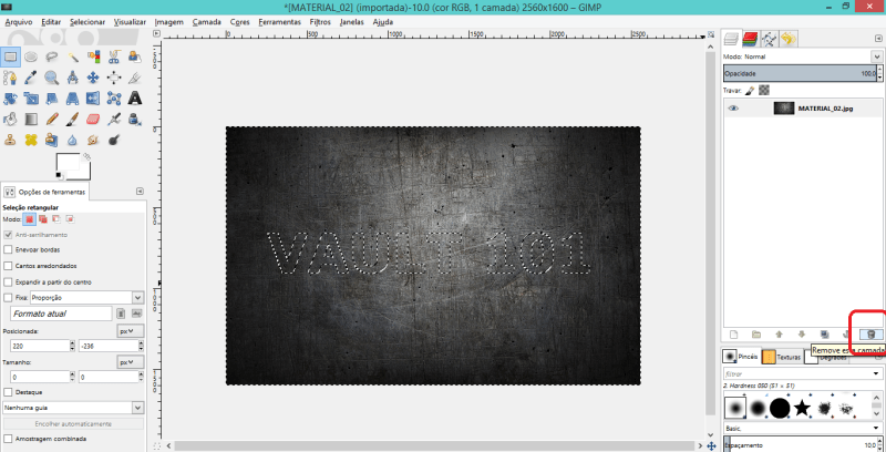 Integrando texto com o background (Imagem: Mundo Pauta)
