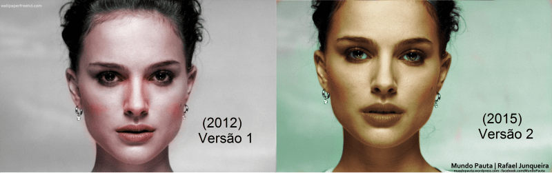Colorização de Natalie Portman (2012) e (2014)