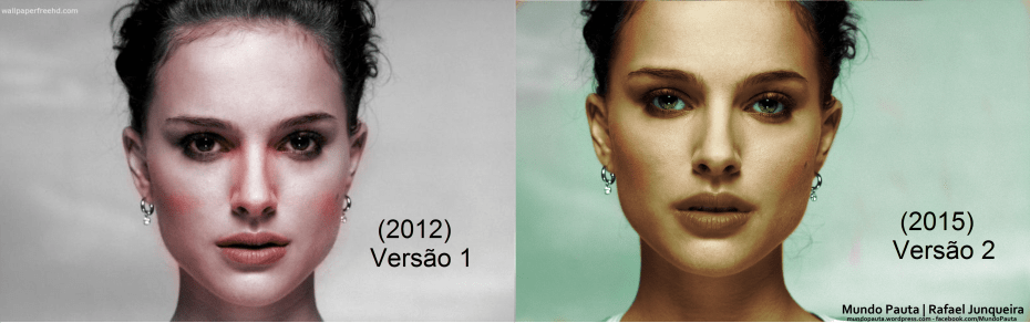 Colorização de Natalie Portman (2012) e (2014)